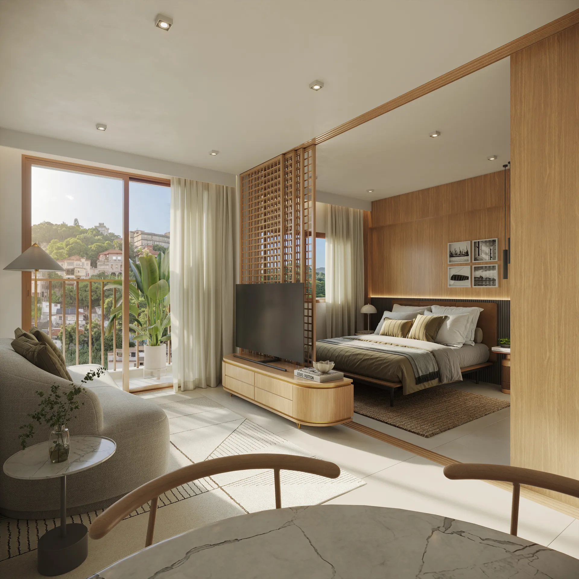 1-bedroom interior