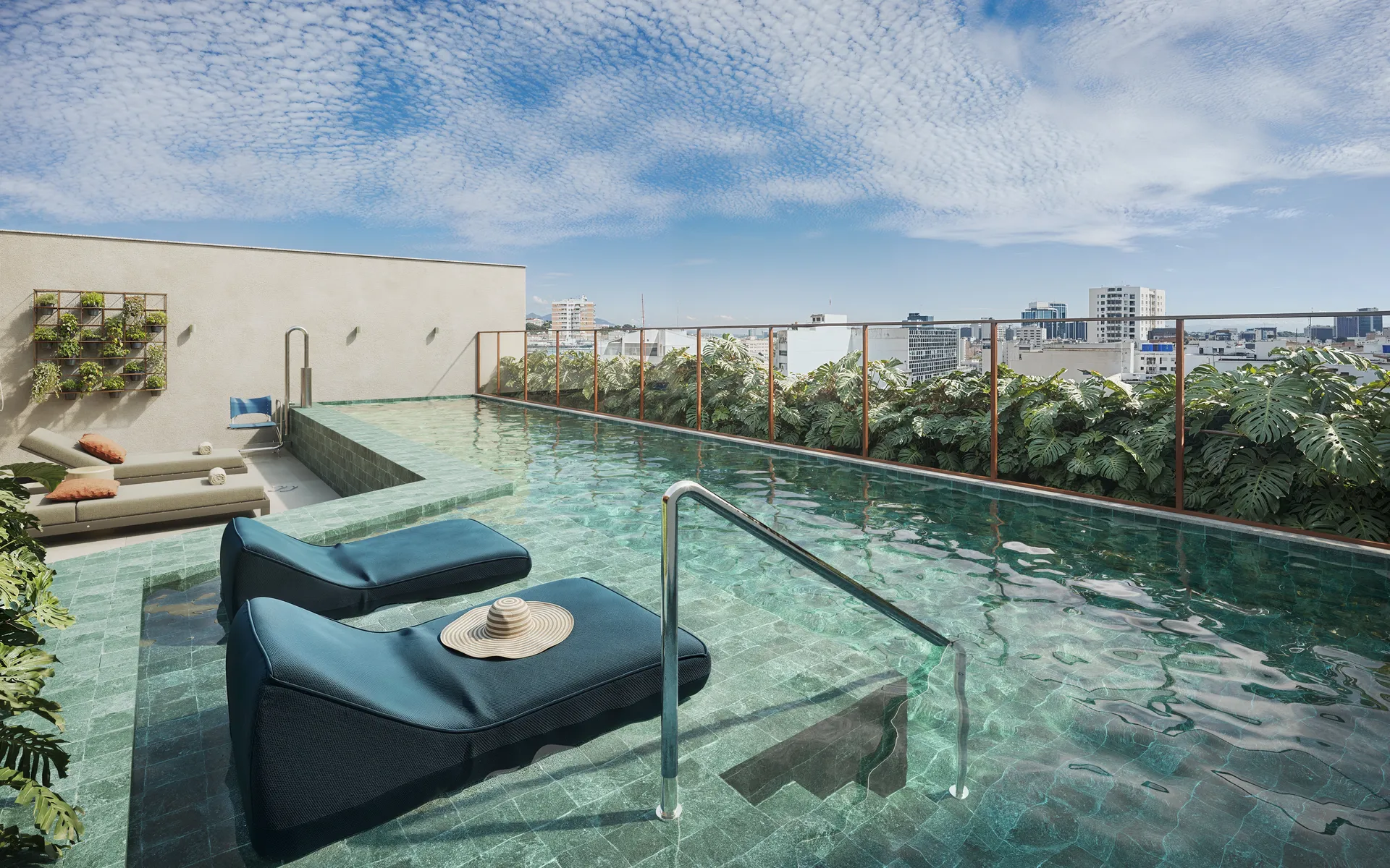 Rooftop infinity pool