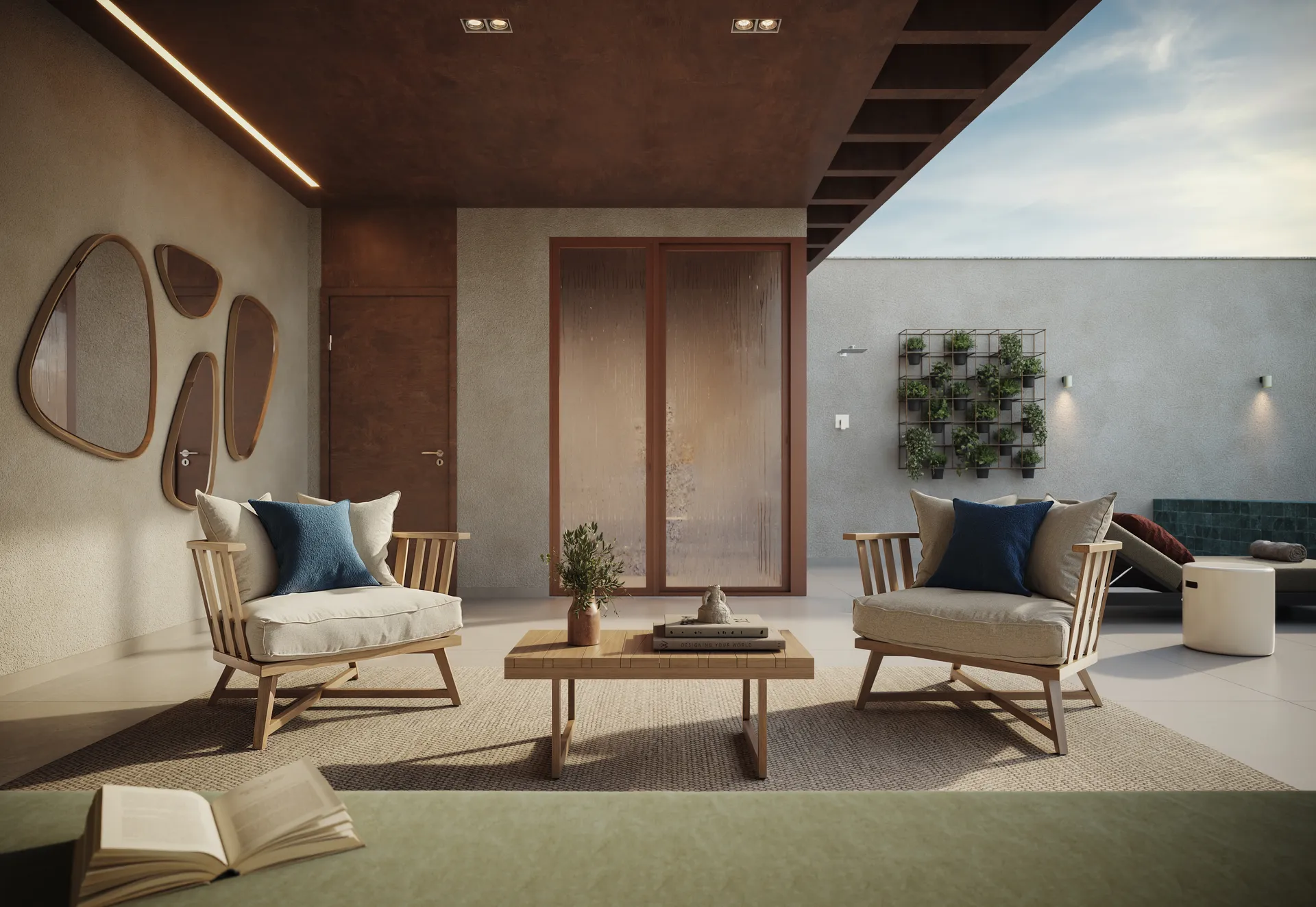 Rooftop sauna